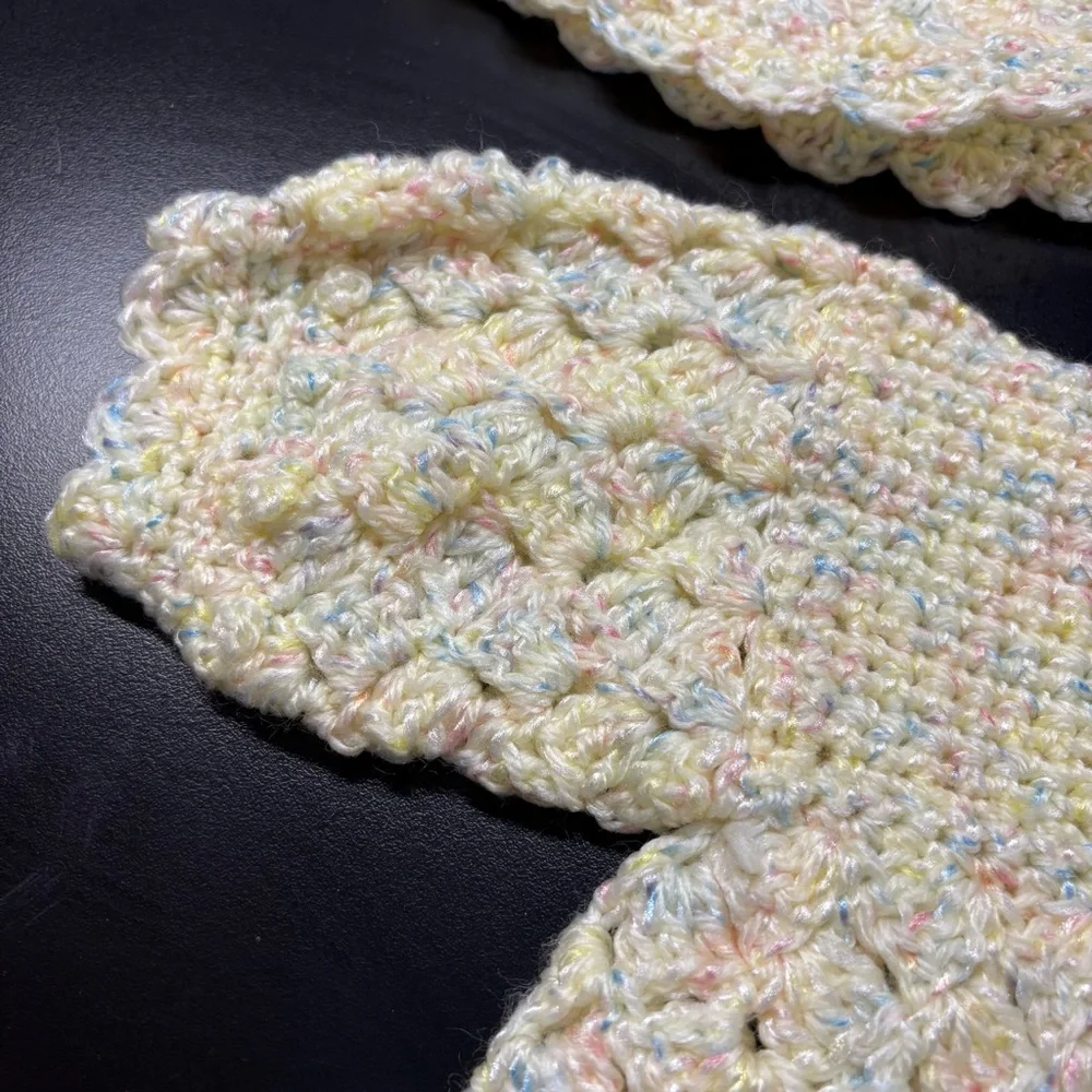Handmade Crochet Baby Set in Pastel‎